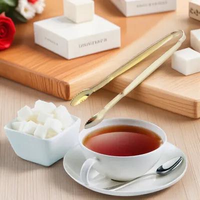 Home Bar Supplies - 2Pcs Stainless Steel Sugar Cube Tongs