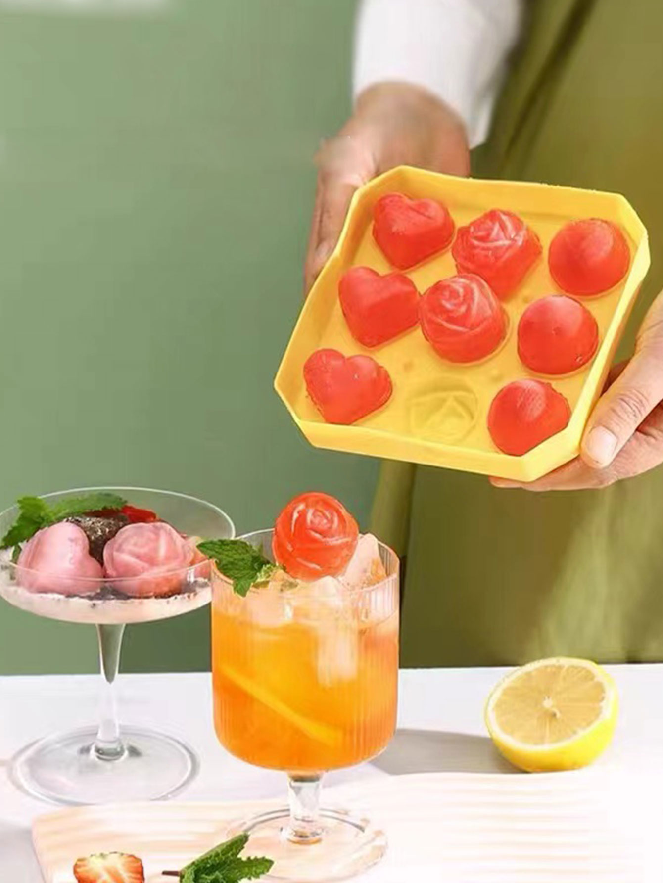 Rose Ice Cube Mold Food-Grade  - Ice Mold Sphere review and price
