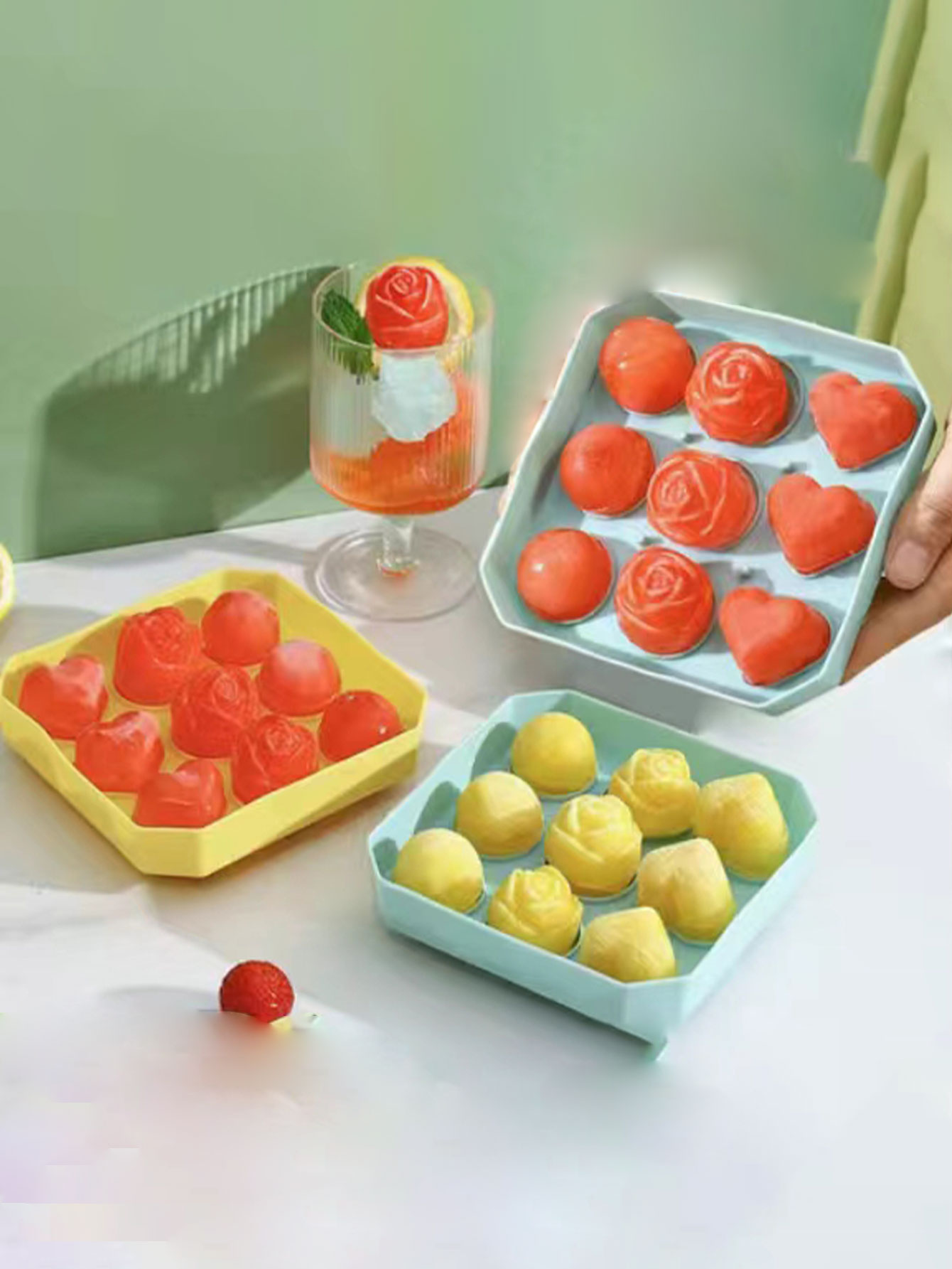 Rose Ice Cube Mold Food-Grade  - Ice Mold Sphere review and price