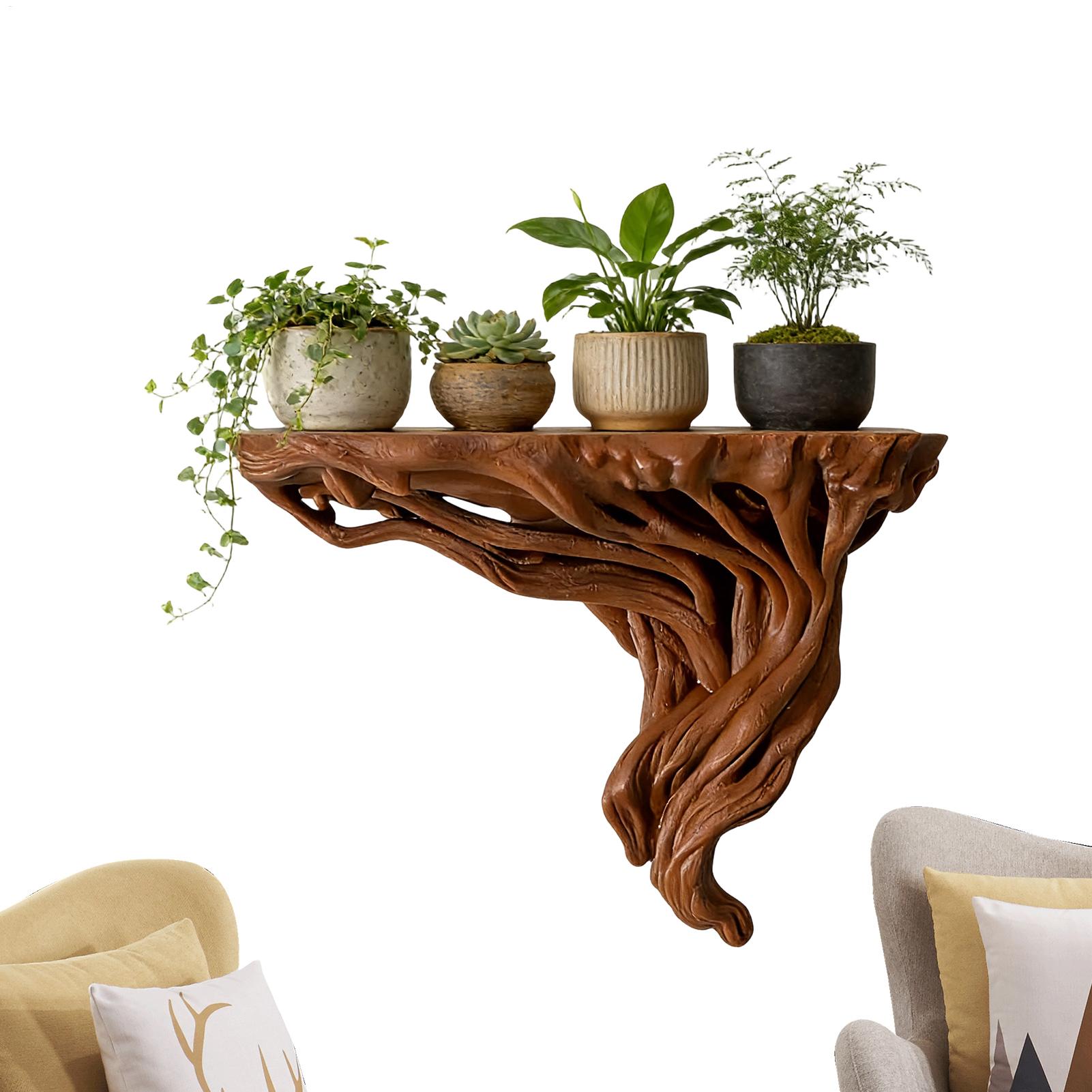Tree Root Shaped Shelf Wall Ra - Home Bar Shelf review and price
