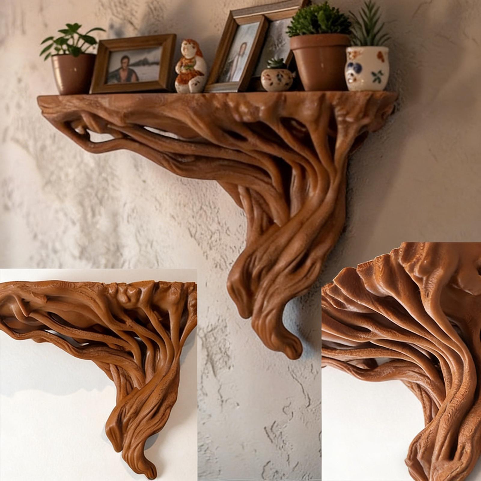 Tree Root Shaped Shelf Wall Ra - Home Bar Shelf review and price