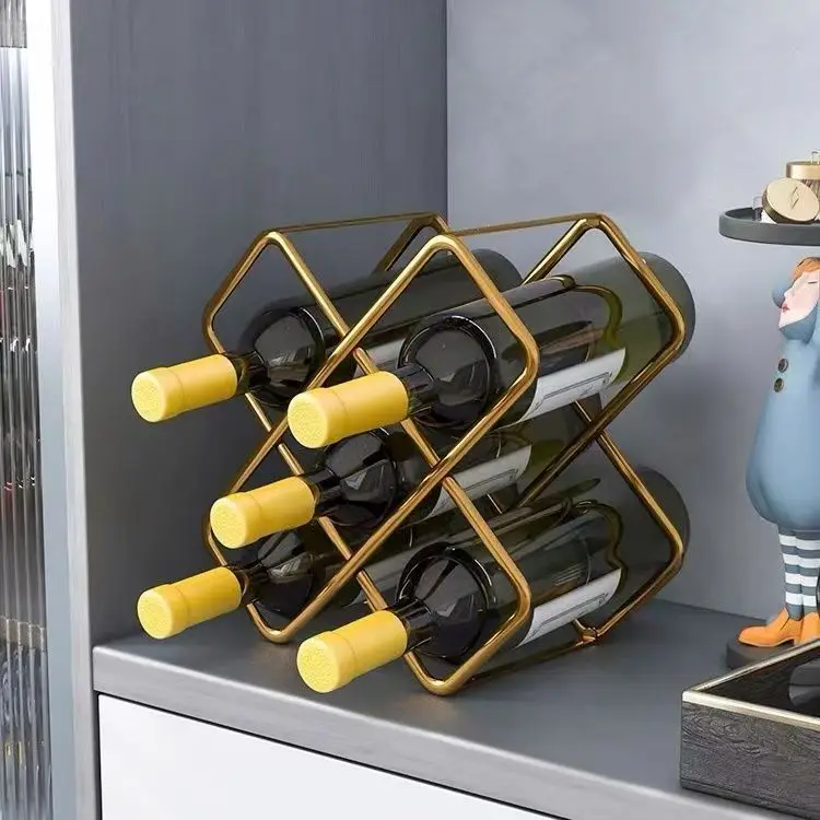 5 Grid Iron Metal Wine Rack Re - Home Bar And Cabinet review and price