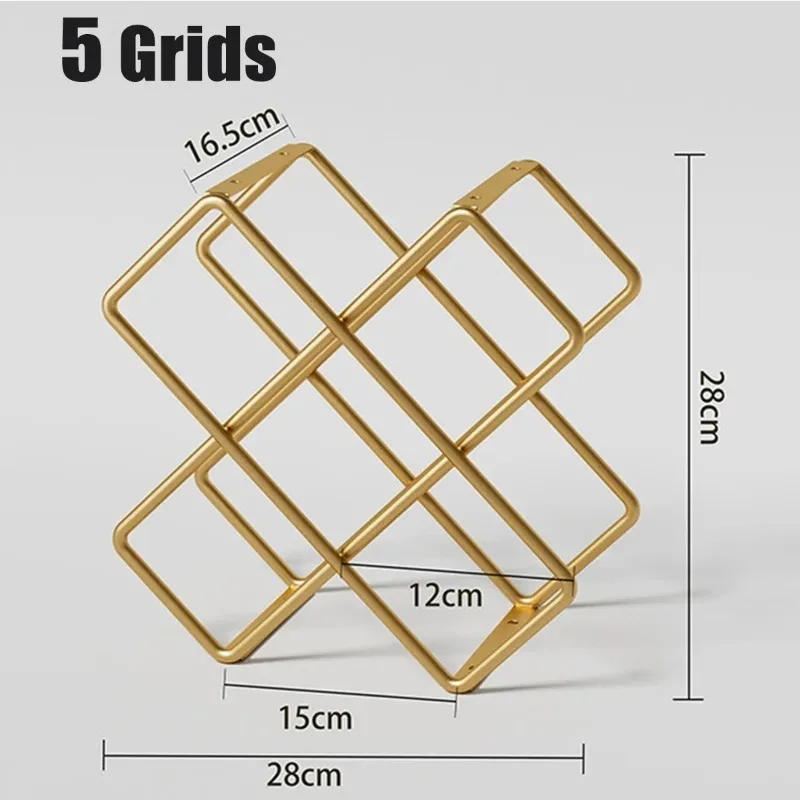 5 Grid Iron Metal Wine Rack Re - Home Bar And Cabinet review and price