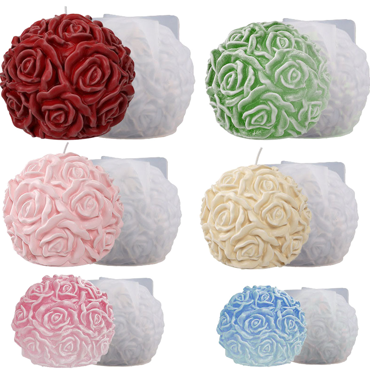 Multi Size Flower Series Candl - Ice Mold Sphere review and price