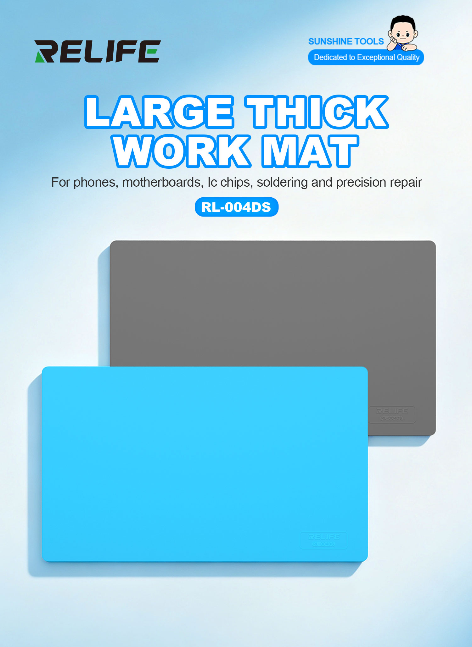 RELIFE RL-004DS 300x500mm Larg - Bar Mat Rubber review and price