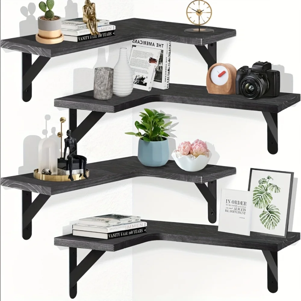 Natural Wood Grain Floating Sh - Home Bar Shelf review and price