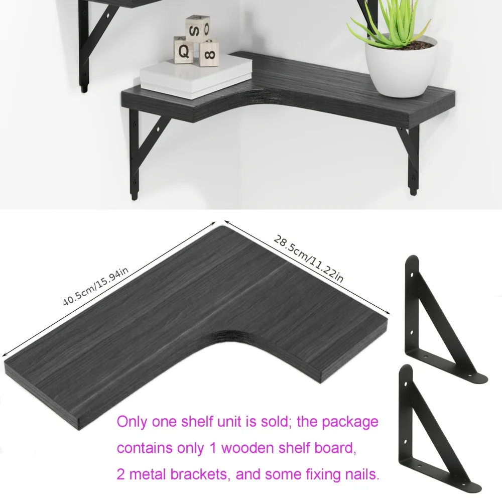 Natural Wood Grain Floating Sh - Home Bar Shelf review and price