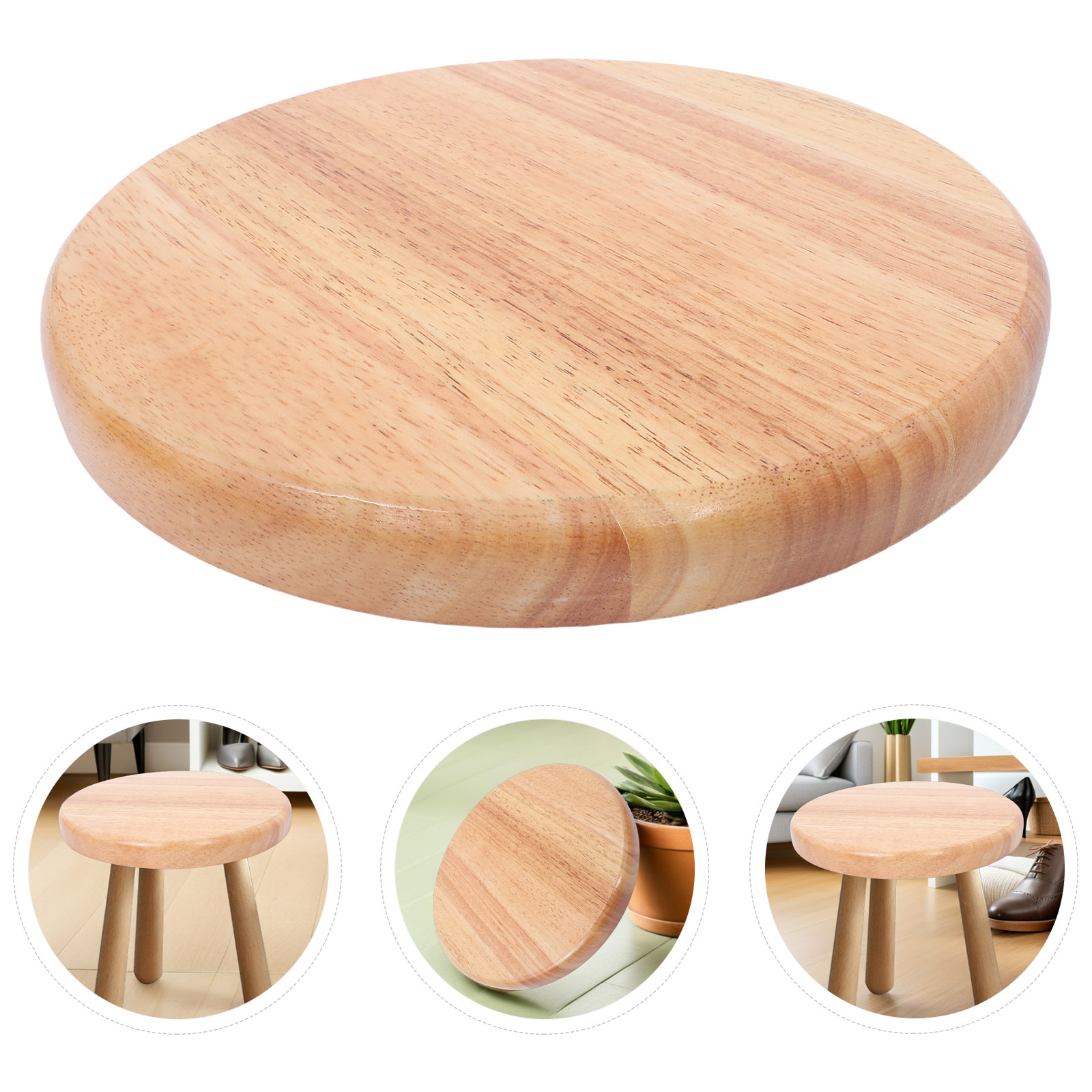 Round Wooden Stool Seat Replac - Home Bar Stools review and price