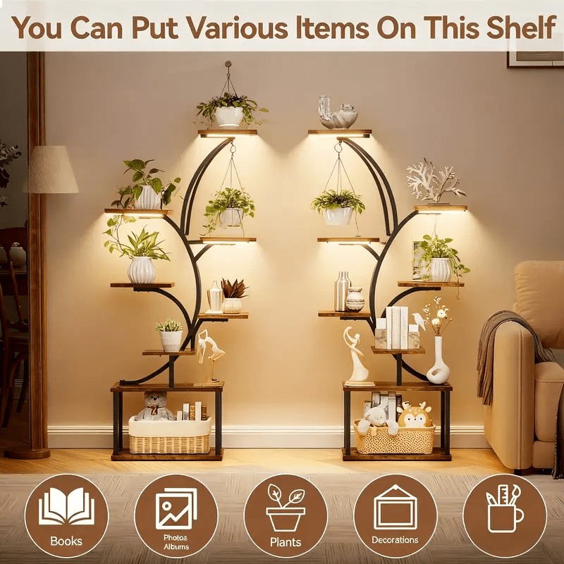 8-Tier Metal Indoor Plant Stan - Home Bar Shelf review and price
