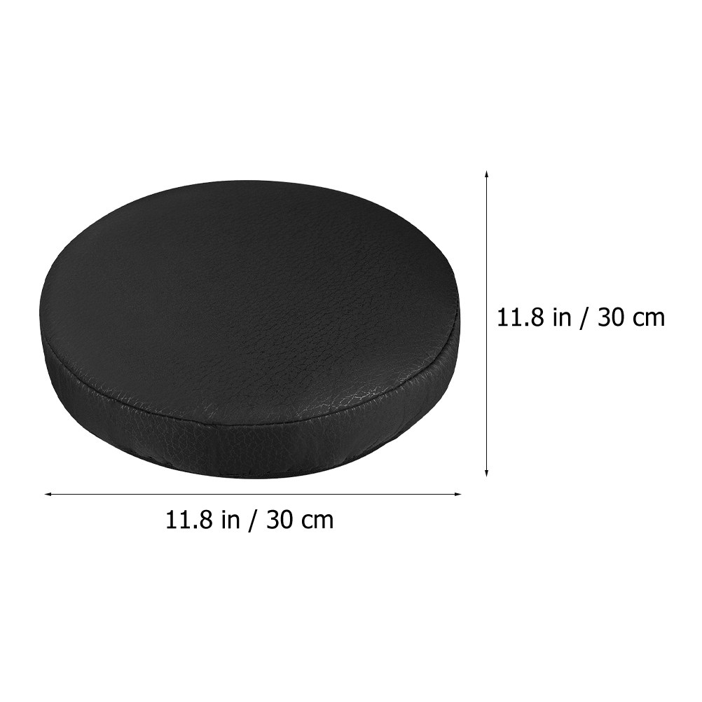 2Pcs Black Round Stool Covers  - Home Bar Stools review and price