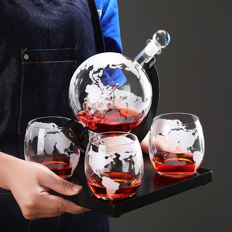Decorative Globe Wine Decanter - Home Bar Set review and price
