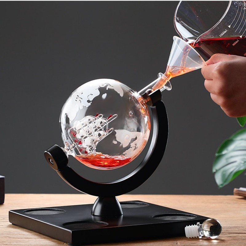 Decorative Globe Wine Decanter - Home Bar Set review and price