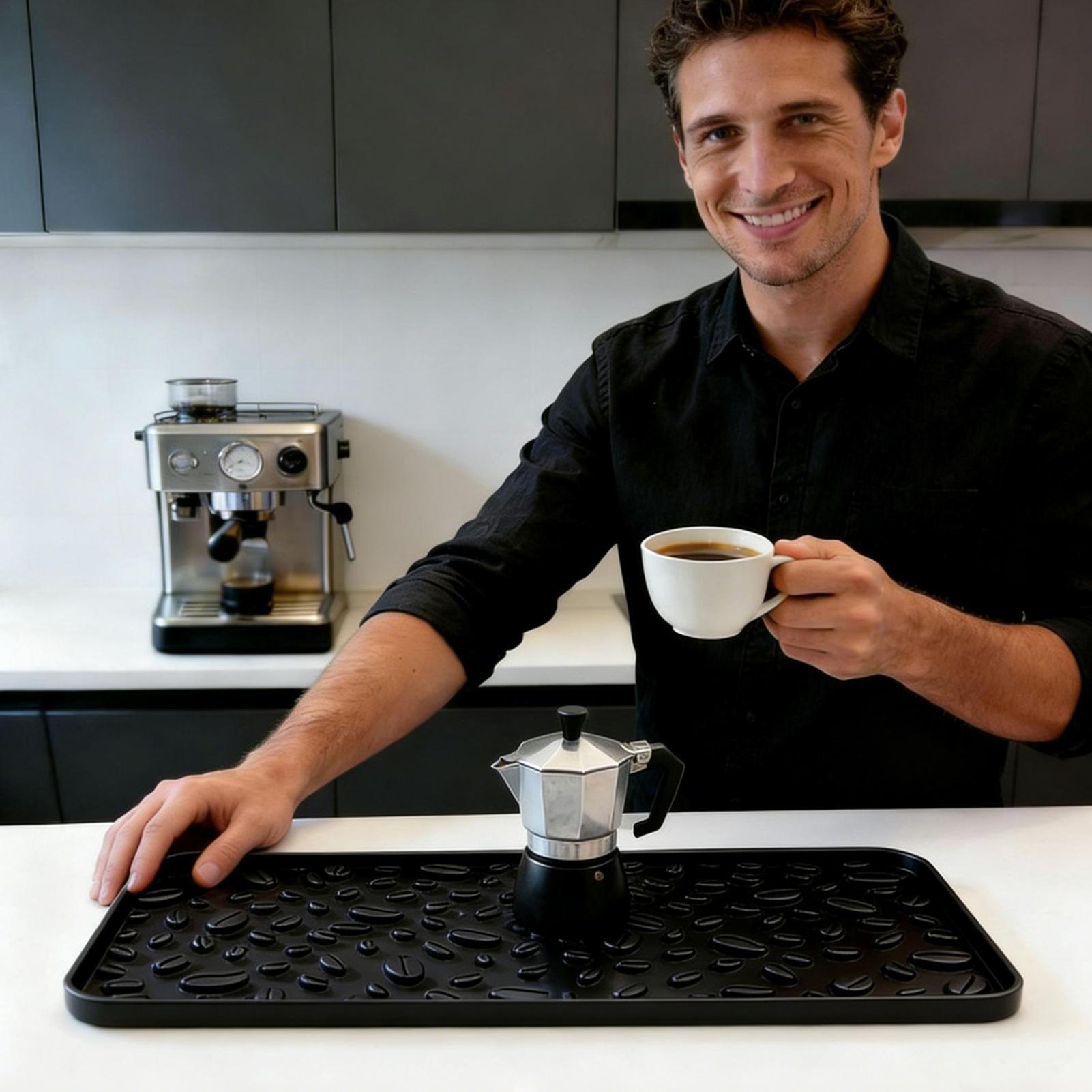 Coffee Mat Non-Slip Heat Insul - Bar Mat Rubber review and price