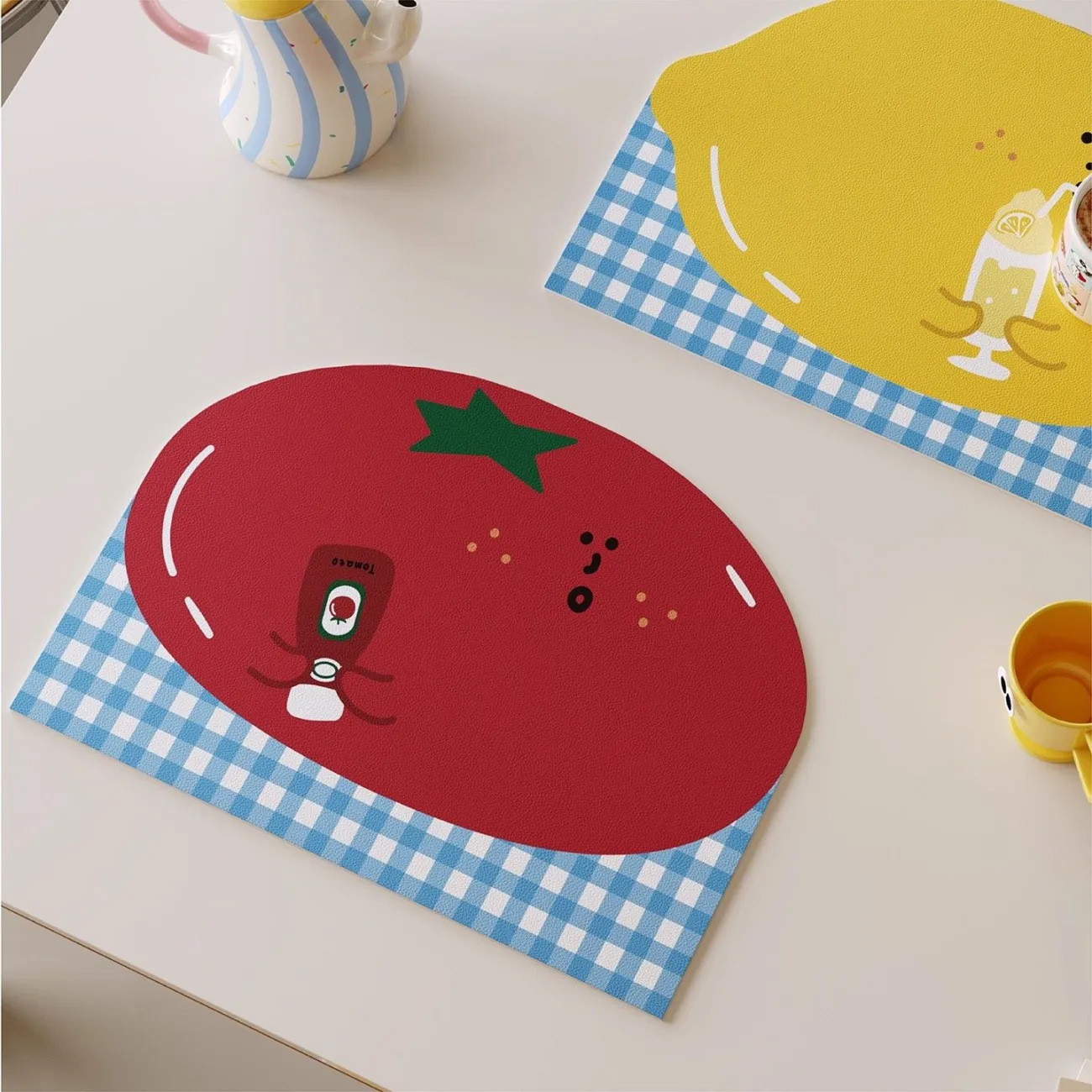Cartoon Leather Water Proof He - Bar Mat Rubber review and price