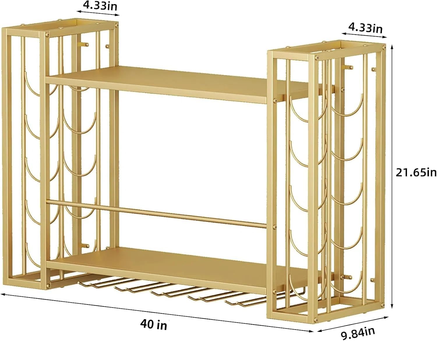 Wall Mounted Wine Rack, Wine R - Home Bar Shelf review and price
